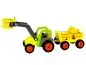 Preview: Holztraktor mit Funktionsgreifer und Heuwagen