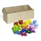 Preview: Hanging box with wooden building blocks for the MandaLay wall game Preview: Hanging box with wooden building blocks for the MandaLay wall game