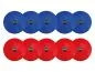 Preview: Spin & Balance set of 10 in red and blue Preview: Spin & Balance set of 10 in red and blue
