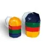 Preview: Octagonal bowls made of melamine in 2 sizes and 4 colors with optional lid