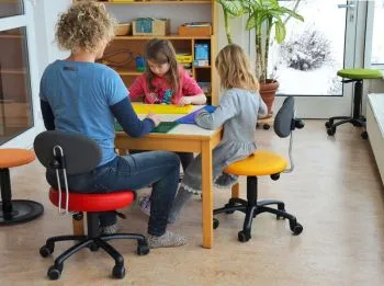 LeitnerTwist Kiga in Gebrauch im Kindergarten