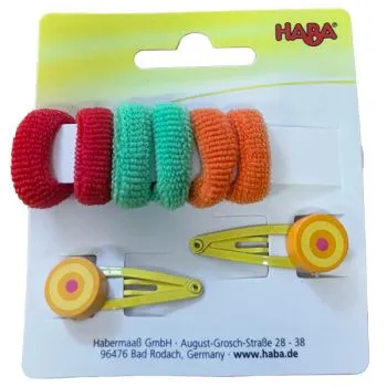 HABA hair set rainbow 8 pieces. HABA hair set rainbow 8 pieces.