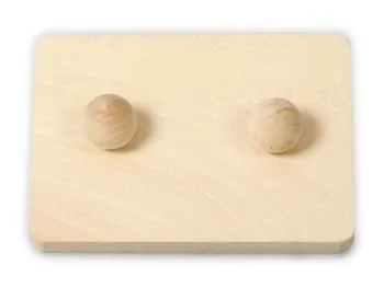 Maxi-Holzstempel Oberseite mit 2 Griffen