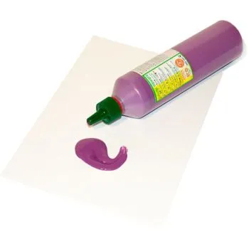 Finger paint violet 500 ml dosing bottle nawaro