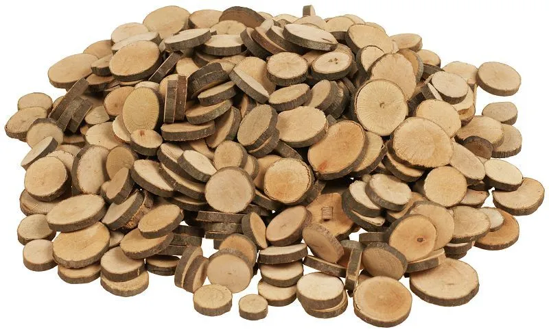 Naturholzscheiben klein 1000 g Naturholzscheiben klein 1000 g