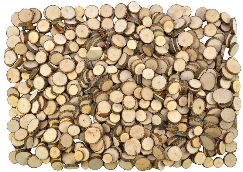 Naturholzscheiben klein 1000 g Naturholzscheiben klein 1000 g