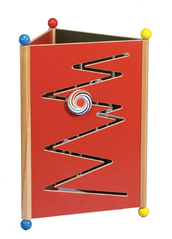Manhattan Tower brightly from MDF red board Zig Zag Manhattan Tower brightly from MDF red board Zig Zag