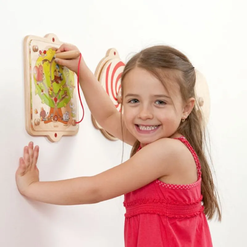 Tree Magnetic Maze with child