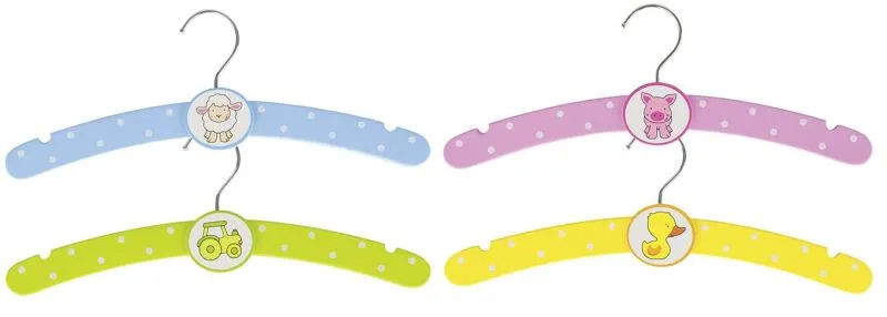 Kleiderbügel Bauernhof 4er-Set Kleiderbügel Bauernhof 4er-Set