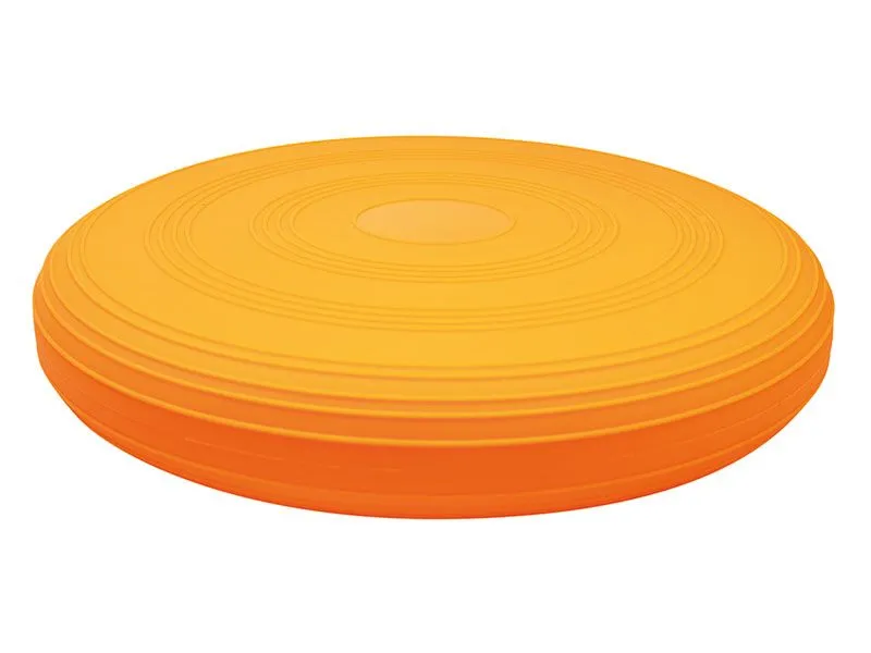 Balancing and seating cushion with 2 different surfaces