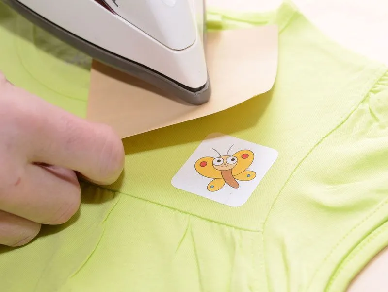 Identification stickers to iron on Series Systema example Identification stickers to iron on Series Systema example
