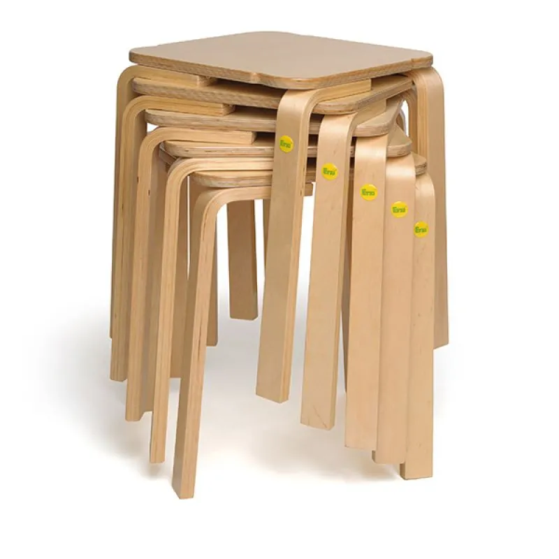 stool made of birkoplex 48 cm-stacked stool made of birkoplex 48 cm-stacked