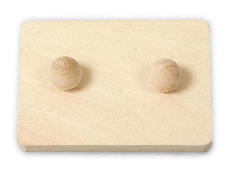 Maxi-Holzstempel Oberseite mit 2 Griffen