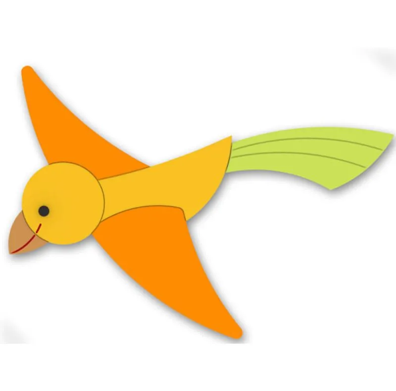 Wanddekoration fliegender Papagei Wanddekoration fliegender Papagei