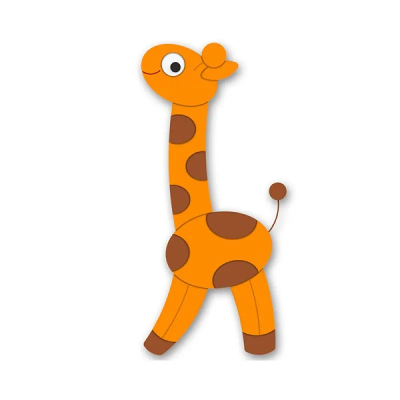 Wandekoration Giraffenbaby Wandekoration Giraffenbaby