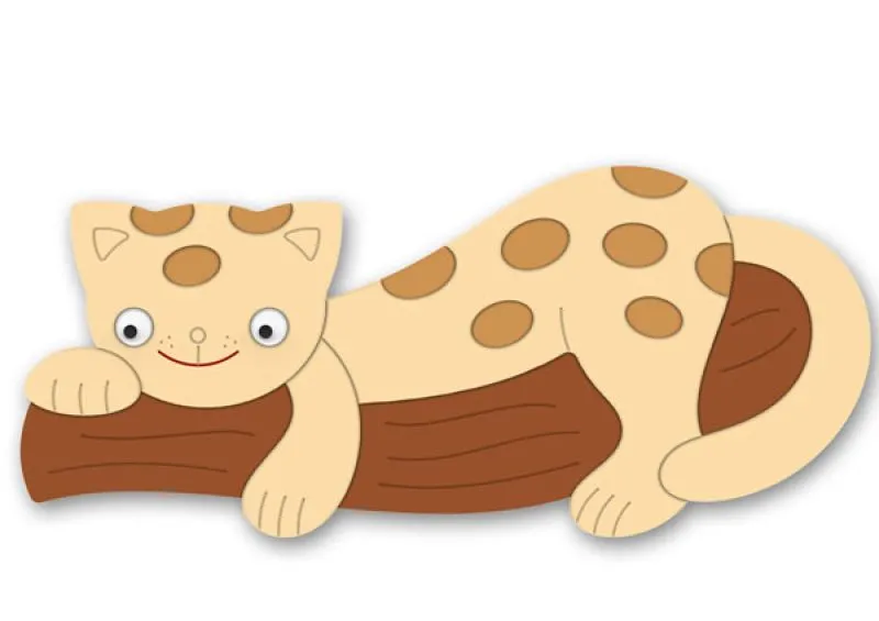 Wanddekoration Gepard Wanddekoration Gepard