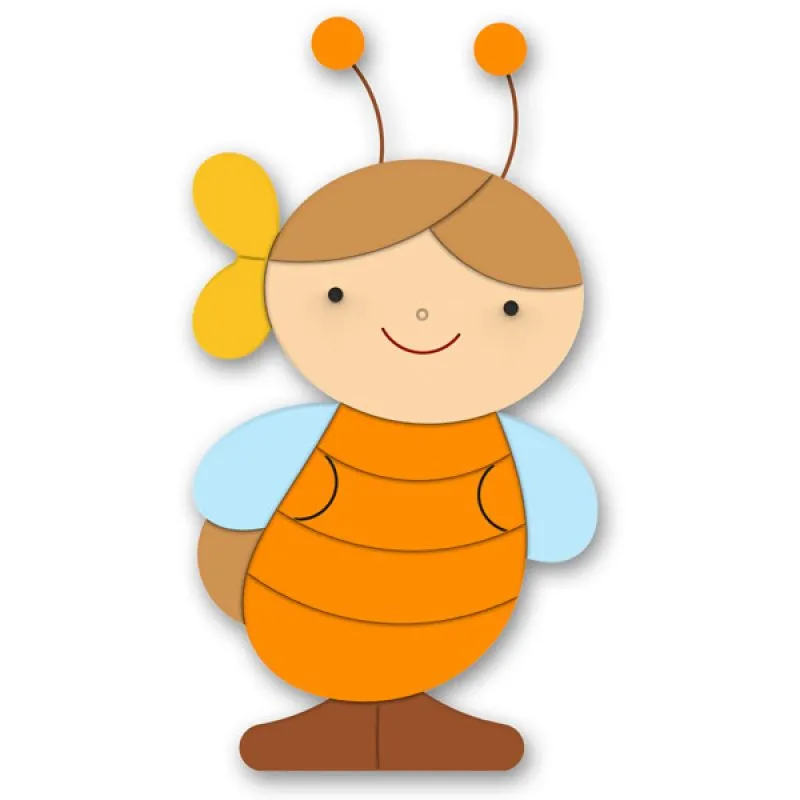 Wall Decorations Bee Girl