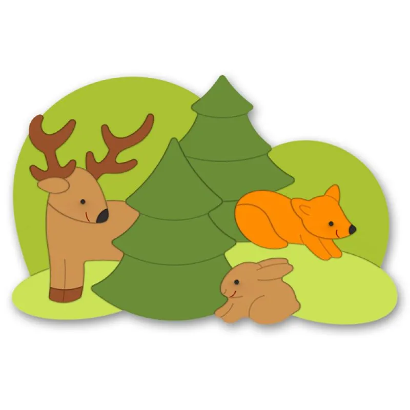 Wanddekoration Wald Wanddekoration Wald