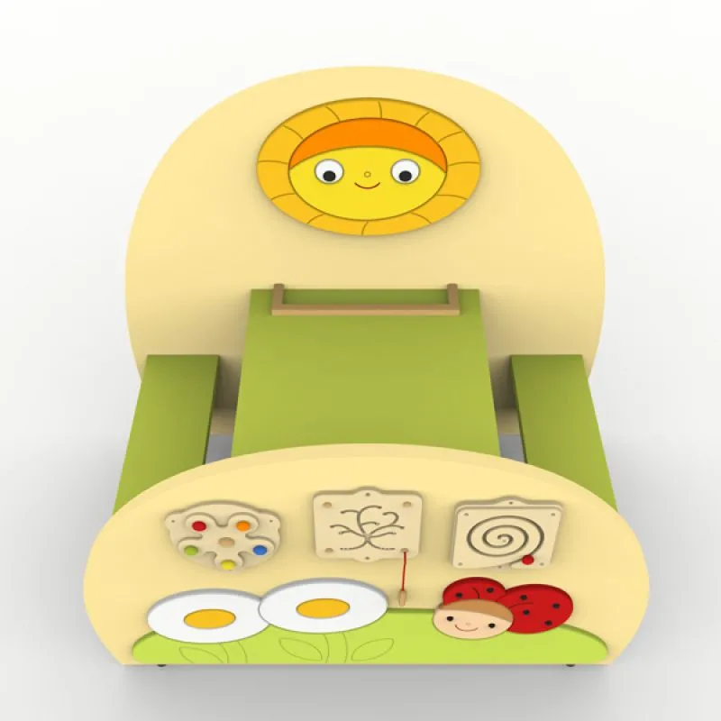Mal- & Spieltischkombination Wiese von oben Mal- & Spieltischkombination Wiese von oben