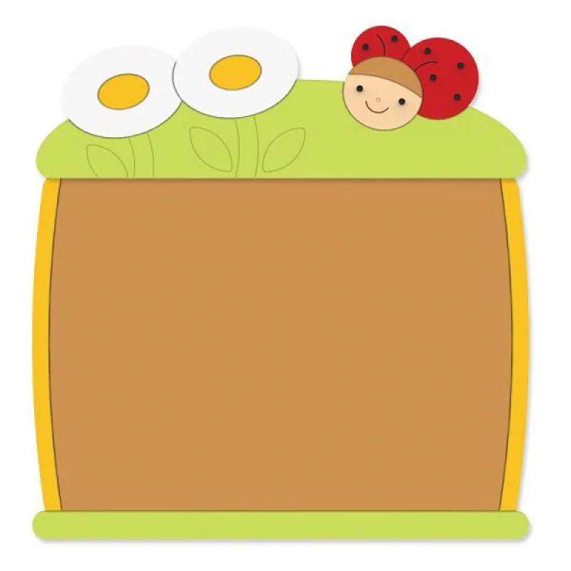 Korkwand Marienkäfer-Bild1-Marienkäfer mit zwei Gänseblümchen Korkwand Marienkäfer-Bild1-Marienkäfer mit zwei Gänseblümchen