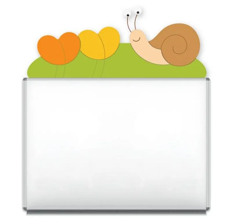 Magnettafel Schnecke-Schnecke mit Pflanzen Magnettafel Schnecke-Schnecke mit Pflanzen