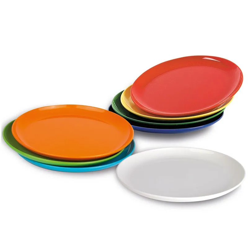 Kinderessteller flach aus Polycarbonat, D: 24 cm - Lieferbar in 7 kräftigen Farben