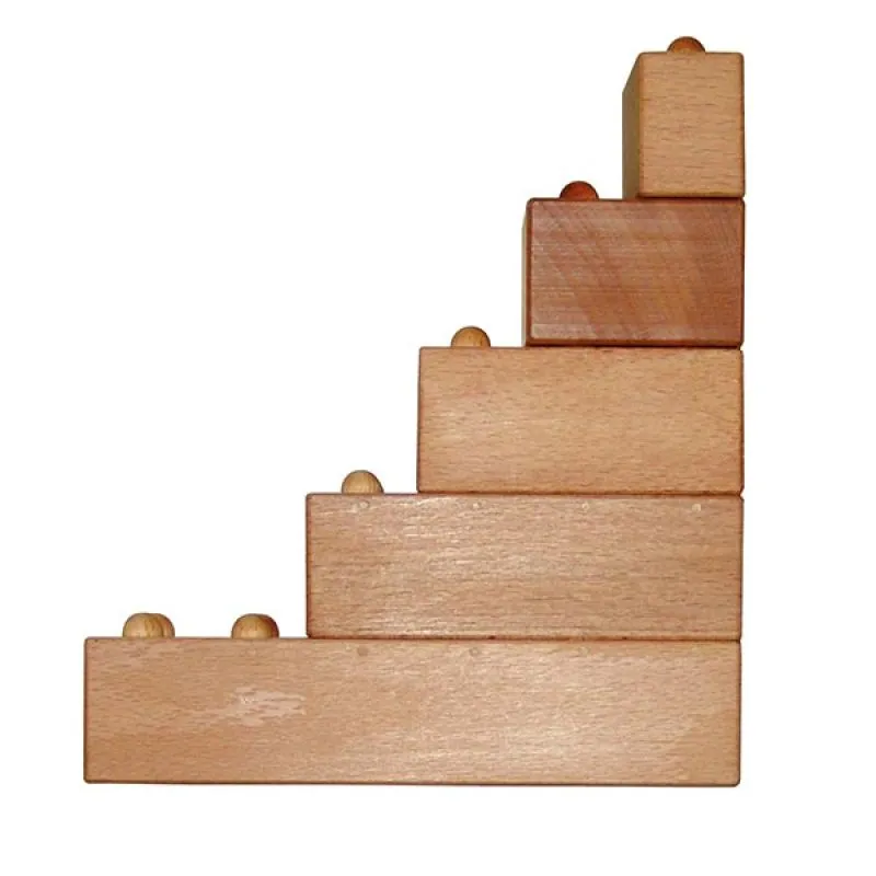 timber-frame construction stones with noppen with 5 forms