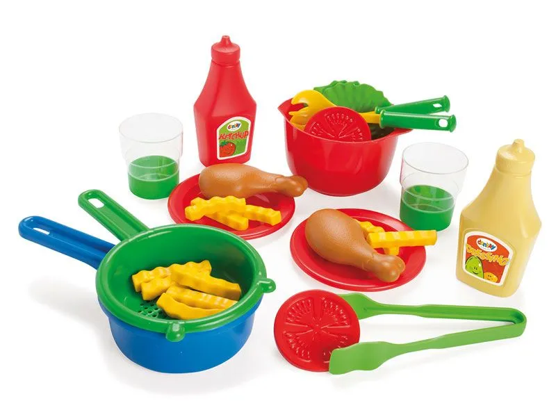 Outdoor play kitchen cooking set 28 pcs.