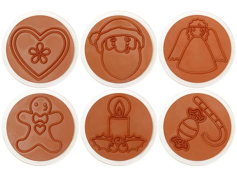 Riesenstempel Weihnachten 6er Set mit unterschiedlichen Motiven Riesenstempel Weihnachten 6er Set mit unterschiedlichen Motiven