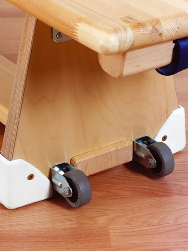 Castors for gymnastics benches Castors for gymnastics benches