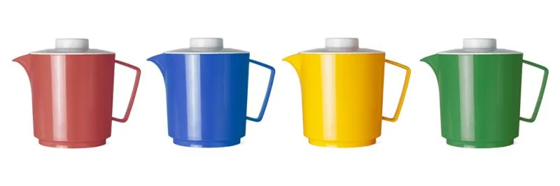 PP juice jug 1l in yellow,red,green or blue