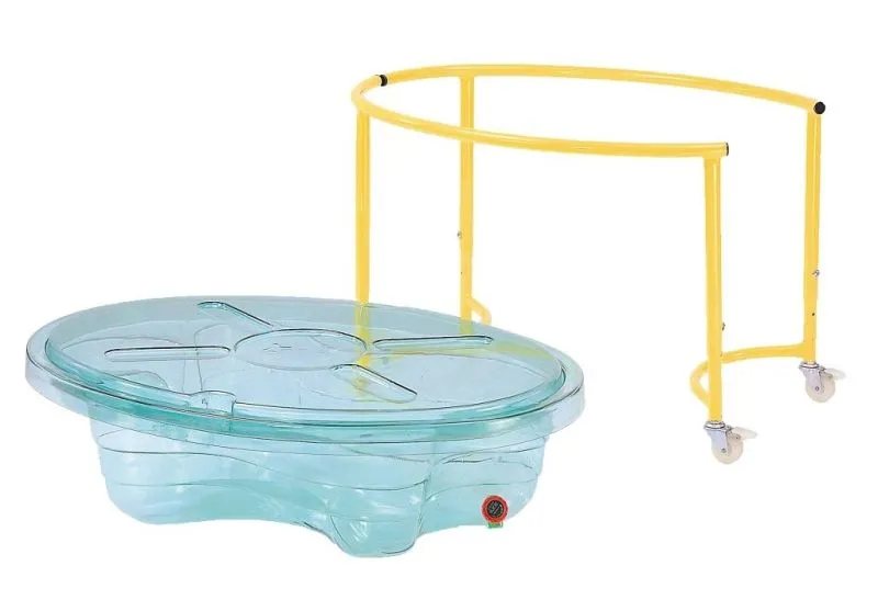 Sand- und Wasserspieltisch, Klarsicht mit abnehmbarer Wanne und Deckel Sand- und Wasserspieltisch, Klarsicht mit abnehmbarer Wanne und Deckel