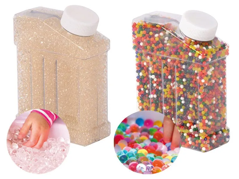 Water pearl sensors beads transparent and colored mixture