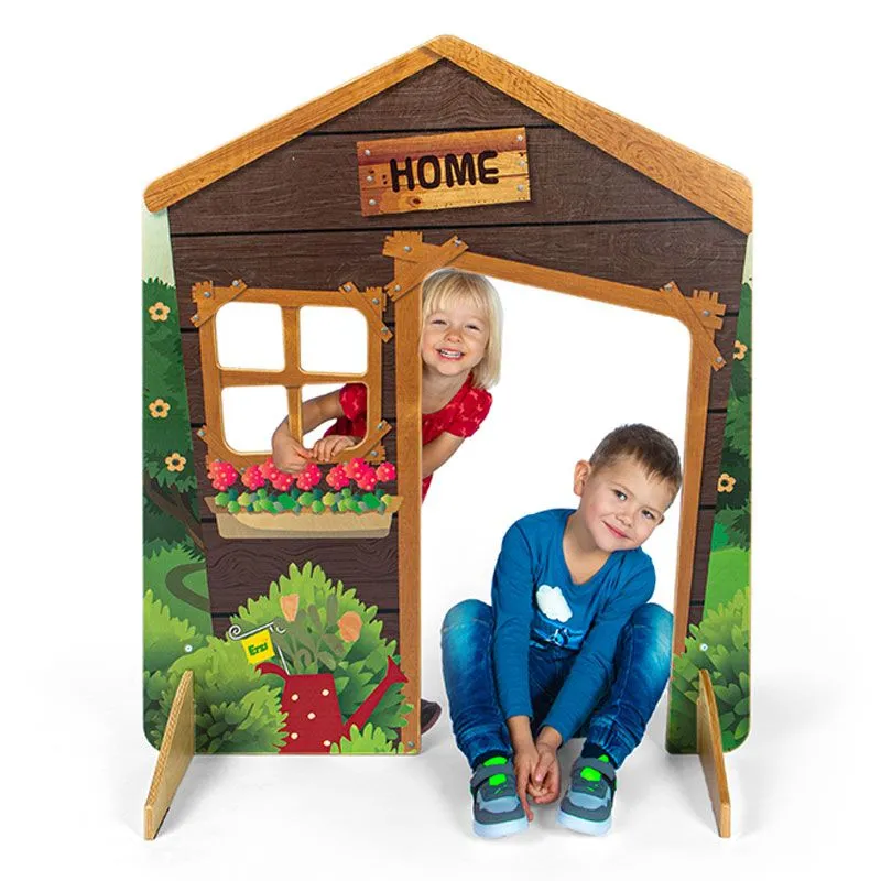 Spielhaus Element Home mit Kindern im Rollenspiel Spielhaus Element Home mit Kindern im Rollenspiel
