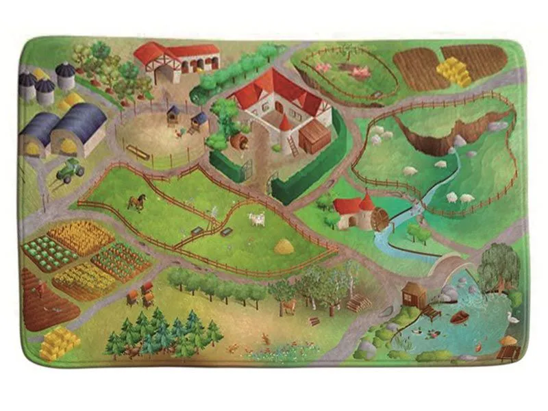 play carpet supersoft farm 130 x 180 cm play carpet supersoft farm 130 x 180 cm