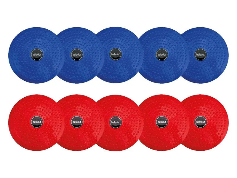 Spin & Balance set of 10 in red and blue Spin & Balance set of 10 in red and blue