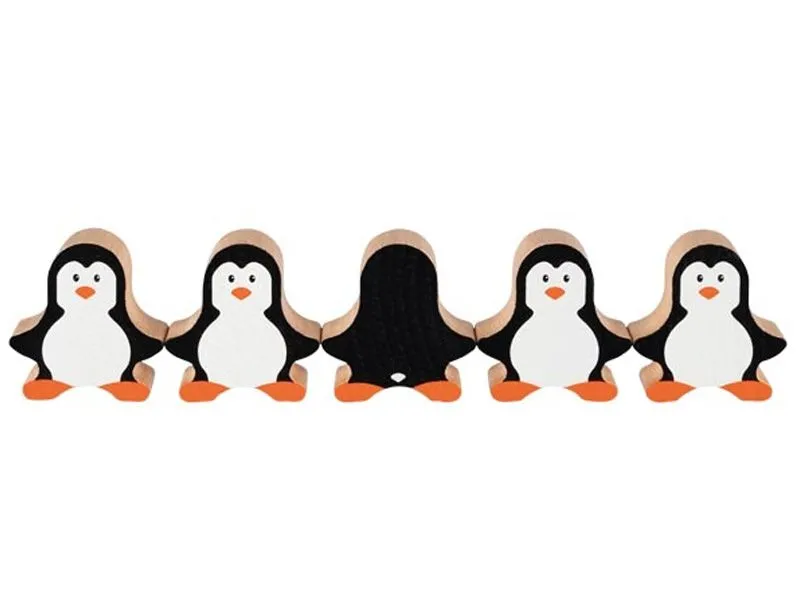 Stapel Pinguine in Reih und Glied Stapel Pinguine in Reih und Glied
