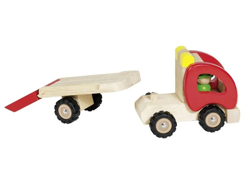 low loader with removable transport platform