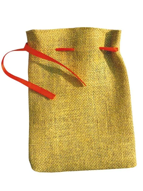 Weihnachtssäckchen aus Jute