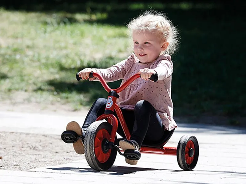 Winther MINI Easy Rider with child in action Winther MINI Easy Rider with child in action