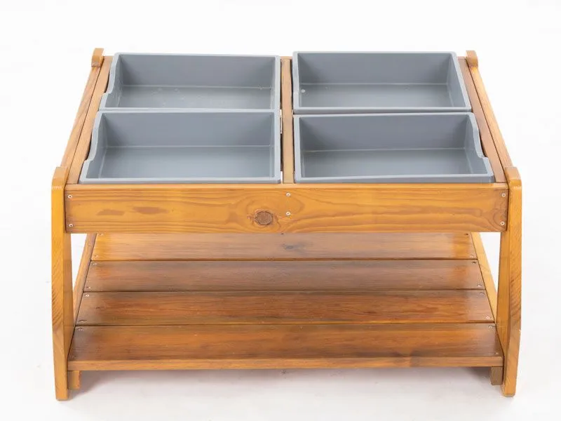 Sand and mud table made of wood for toddlers indoor and outdoor Sand and mud table made of wood for toddlers indoor and outdoor