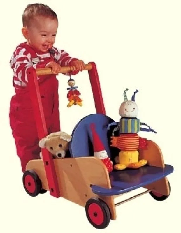HABA Lauflernwagen-KM164601_Bild1-Produkt mit Kind und Spielzeug HABA Lauflernwagen-KM164601_Bild1-Produkt mit Kind und Spielzeug