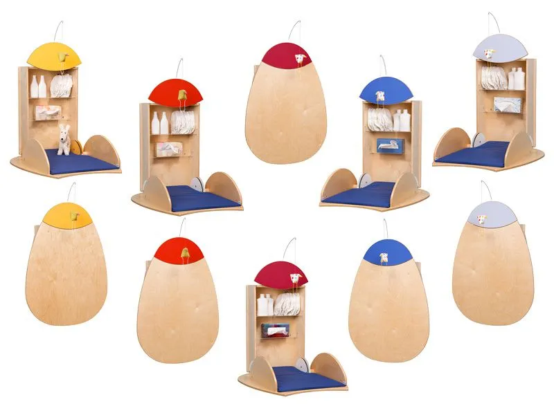 Changing table on the wall Egg