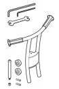 complete front fork firetruck