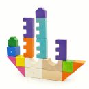 magnetic wooden building blocks Kooglo Color