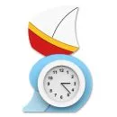 wall clock boat