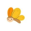Wanddekoration Schmetterling Joe