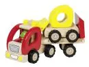 Low loader with wheel loader