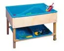 Sand-und-Wassertisch in massiver Ausführung für Kindertagesstätten und Kindergärten